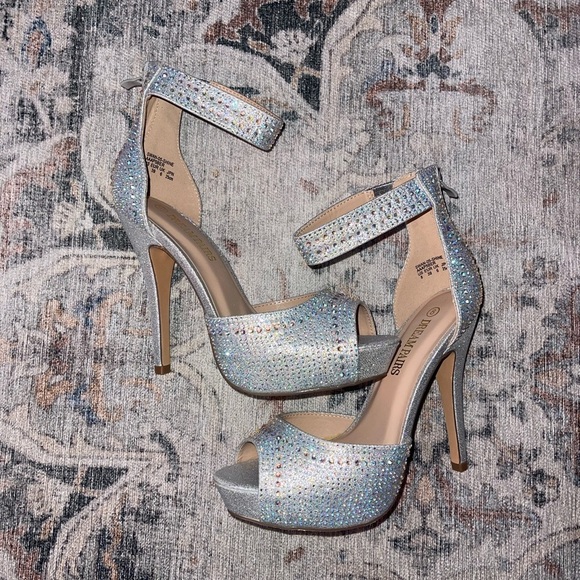 Jewel Studded Heels - Picture 1 of 6
